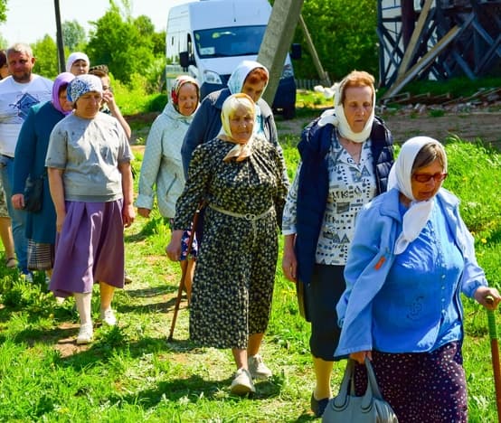 Жители и гости села Черновское