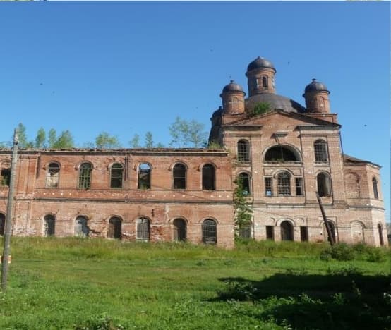 Храм до реставрации (август 2022 г.)