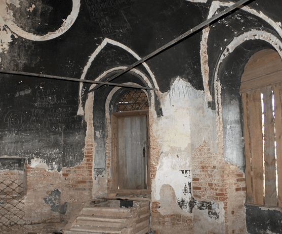 2022 год: сохранившееся архитектура церкви